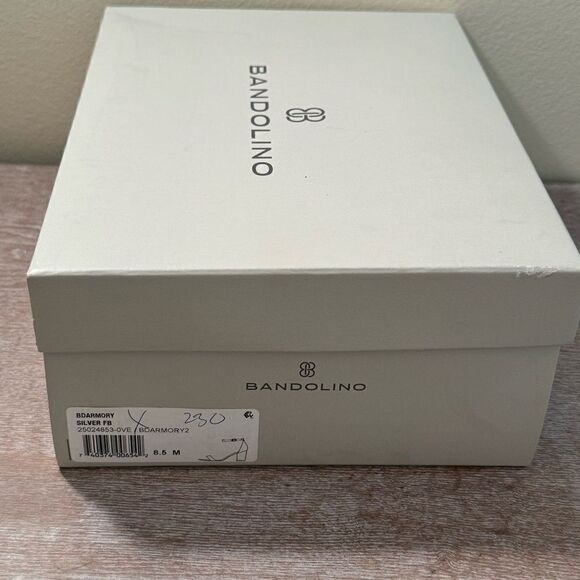 Bandolino Armory Dress Sandals Silver-Tone- Size 8.5 M- NIB - Picture 8 of 8